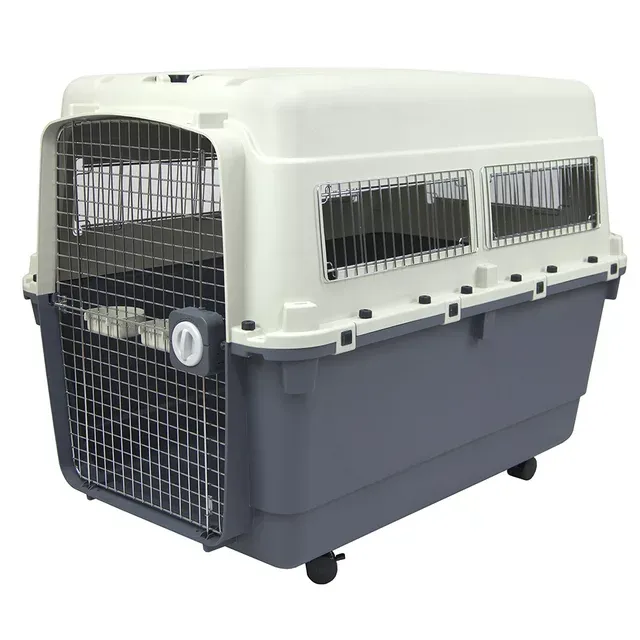 Sportpet Designs Plastic Dog Iata Airline Approved Kennel Carrier