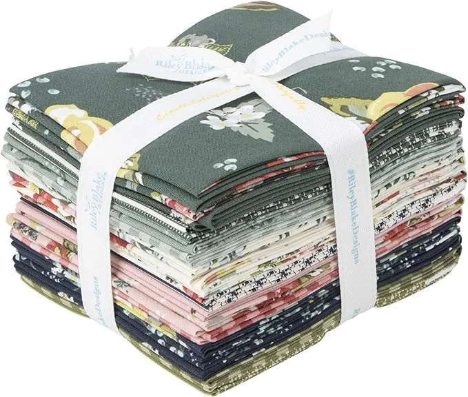 Bellissimo Gardens Fat Quarter Bundle by My Mind's Eye for Riley Blake Designs - FQ-13830-18 (18 pieces)