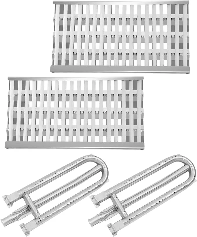 Ceramic Rod Radiant Tray for DCS BBQ Grills 27DBQR, DCS 36 BGB36-BQARL, DCS 48 BGB48-BQARN, Gas Grill Replacement Parts, Stainless Steel Grill Heat Plates Shield Grill Burners Briquette Tray