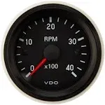 VDO Tachometer Gauge, 52MM 4000RPM CIB, 333 965