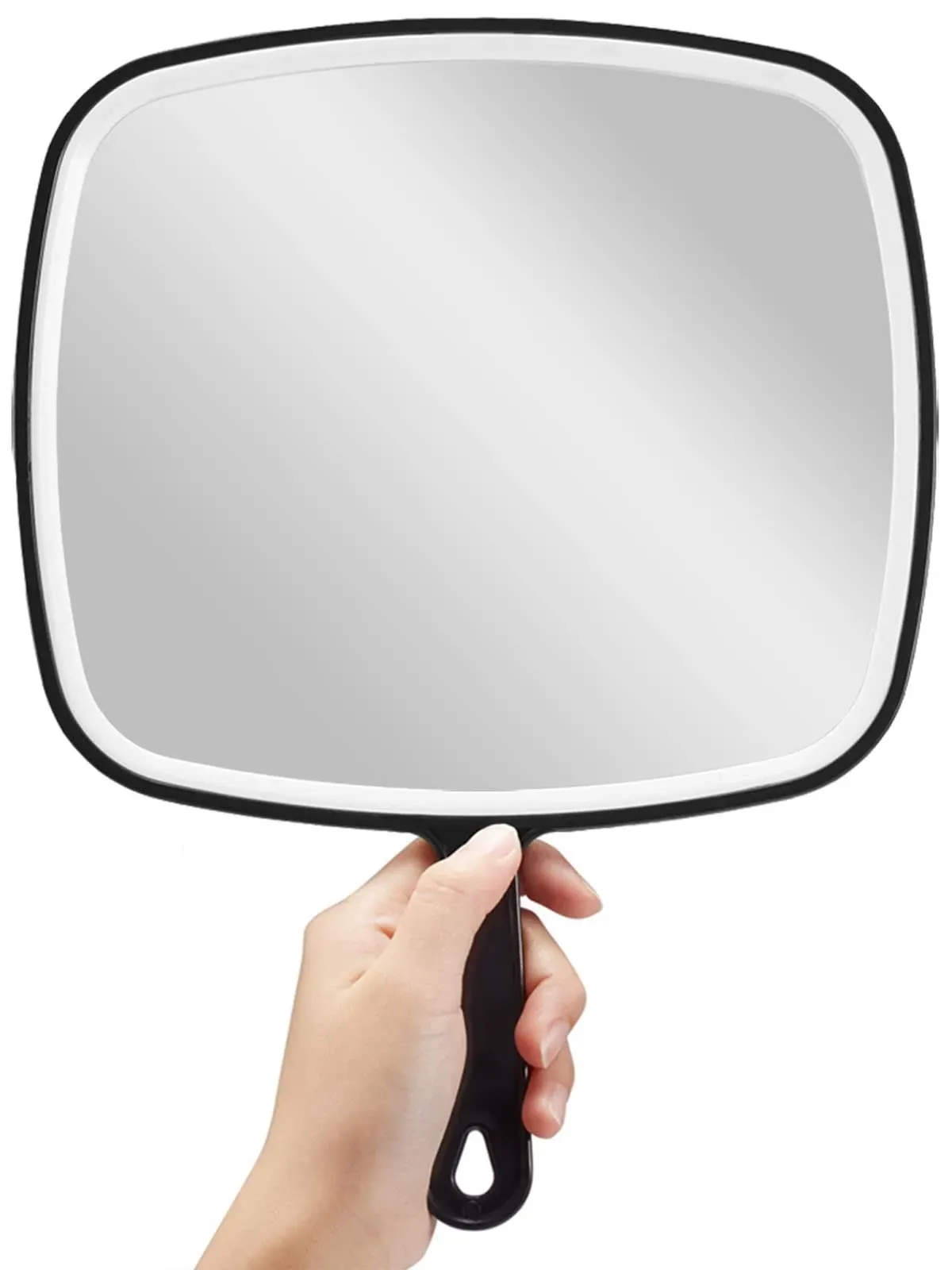 OMIRO Hand Mirror Black Handheld Mirror with Handle