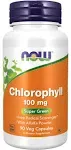 Now Foods Chlorophyll - 100 mg - 90 Capsules