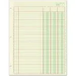 Adams Columnar Analysis Pad, 3 Column, 8 1/2 X 11, Single Page Format, 50 Sheets/pad (ACP85113)