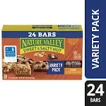 Nature Valley Granola Bars, Sweet and Salty Nut, Variety Pack, 24 ct