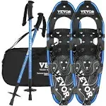 30&#034; Light Weight Snowshoes with Poles &amp; Carrying Bag for Women Men Up to  287lbs