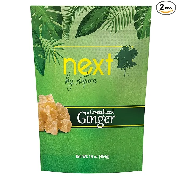 Natural Crystallized Ginger Cubes 16 oz (Pack of 1)