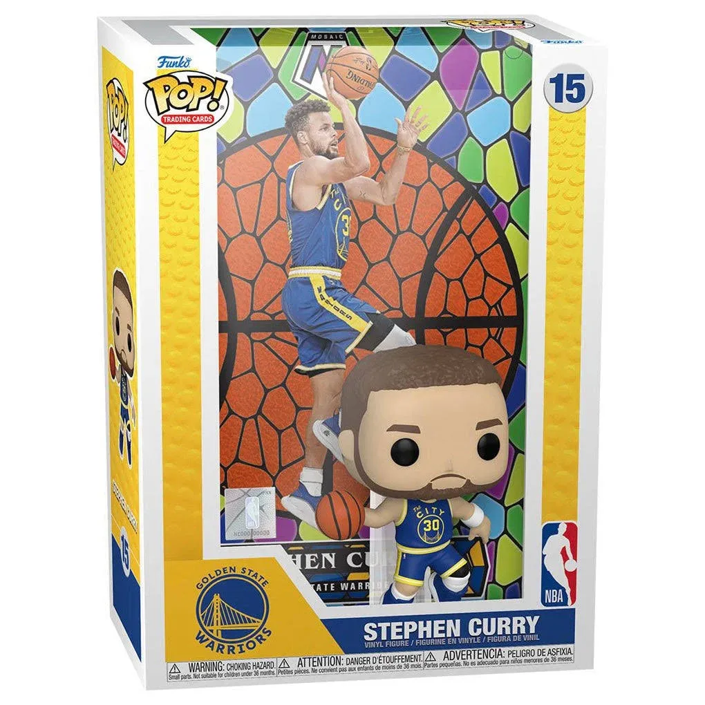 Funko Mosaic Pop Trading Cards NBA Stephen Curry Warriors Vinyl Figure New