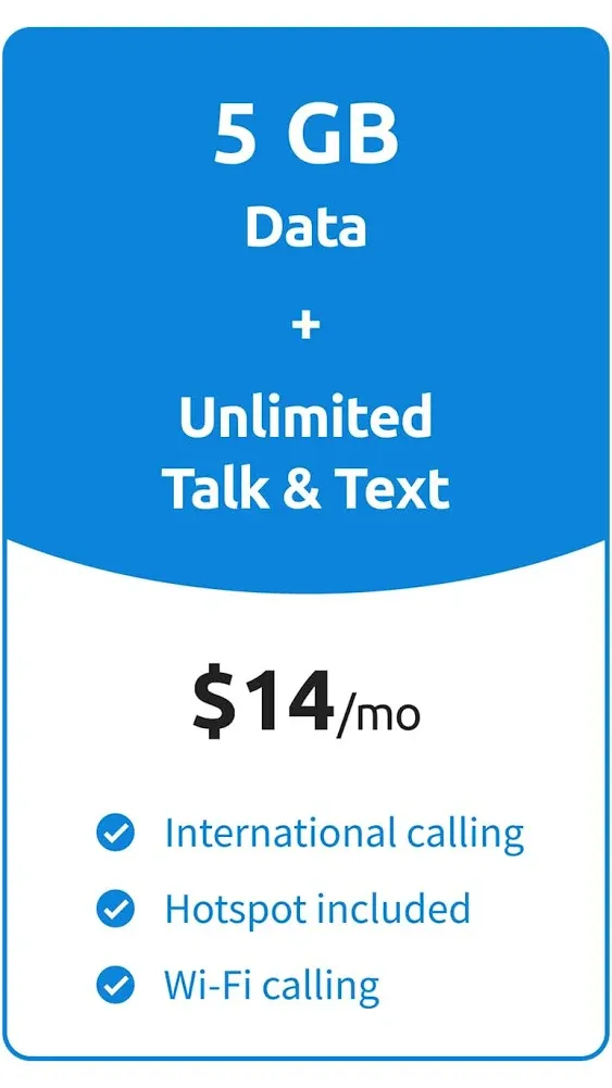 - 5GB Data + Unlimited Minutes & Texts | Tello Mobile US Prepaid Phone Plan | Bring Your Own Phone Kit | 3 in 1 Sim Card Included | US