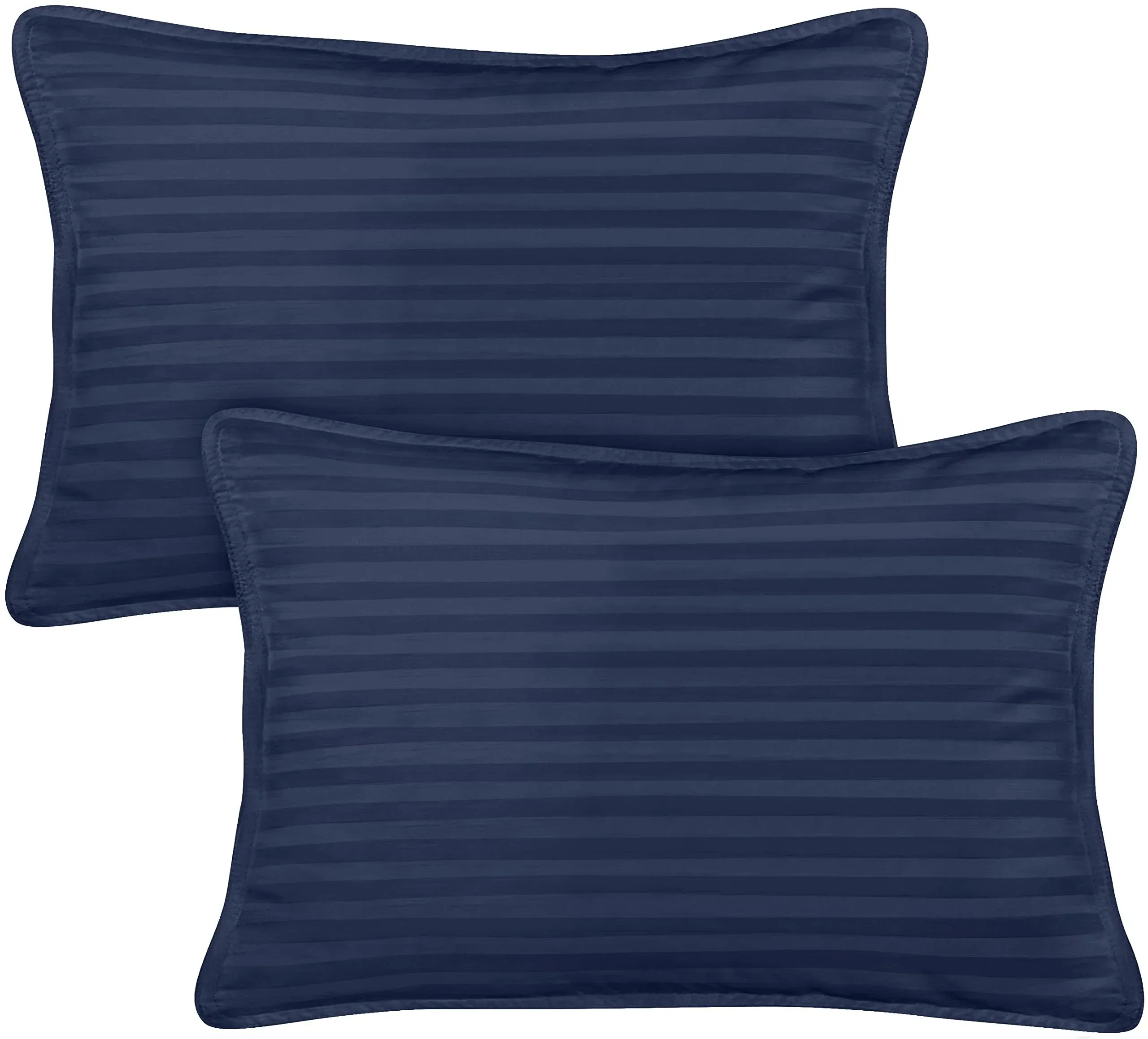 Utopia Bedding Toddler Pillow (Navy, 2 Pack), 13x18 Pillows for Sleeping, Soft and Breathable Cotton Blend Shell, Small Kids Pillow Perfect for Toddler Bed and Travel (Intended for Age 2 and up)