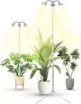 Grow Lights for Indoor Plants Full Spectrum with Detachable Tripod Stand, 10-...