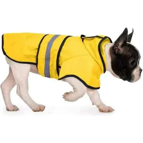 HDE Dog Raincoat Hooded Slicker Poncho for Small to X-Large Dogs and Puppies ...