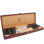 Zwilling J.A. Henckels Twin Gourmet 8-Piece Steak Knife Set with Wood Case