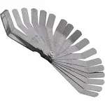 16PCS Universal SAE &amp; Metric Offset Valve Feeler Thickness Gauge Blade Tool *