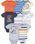 Onesies Brand baby-boys 8-pack Short Sleeve Mix & Match Bodysuits