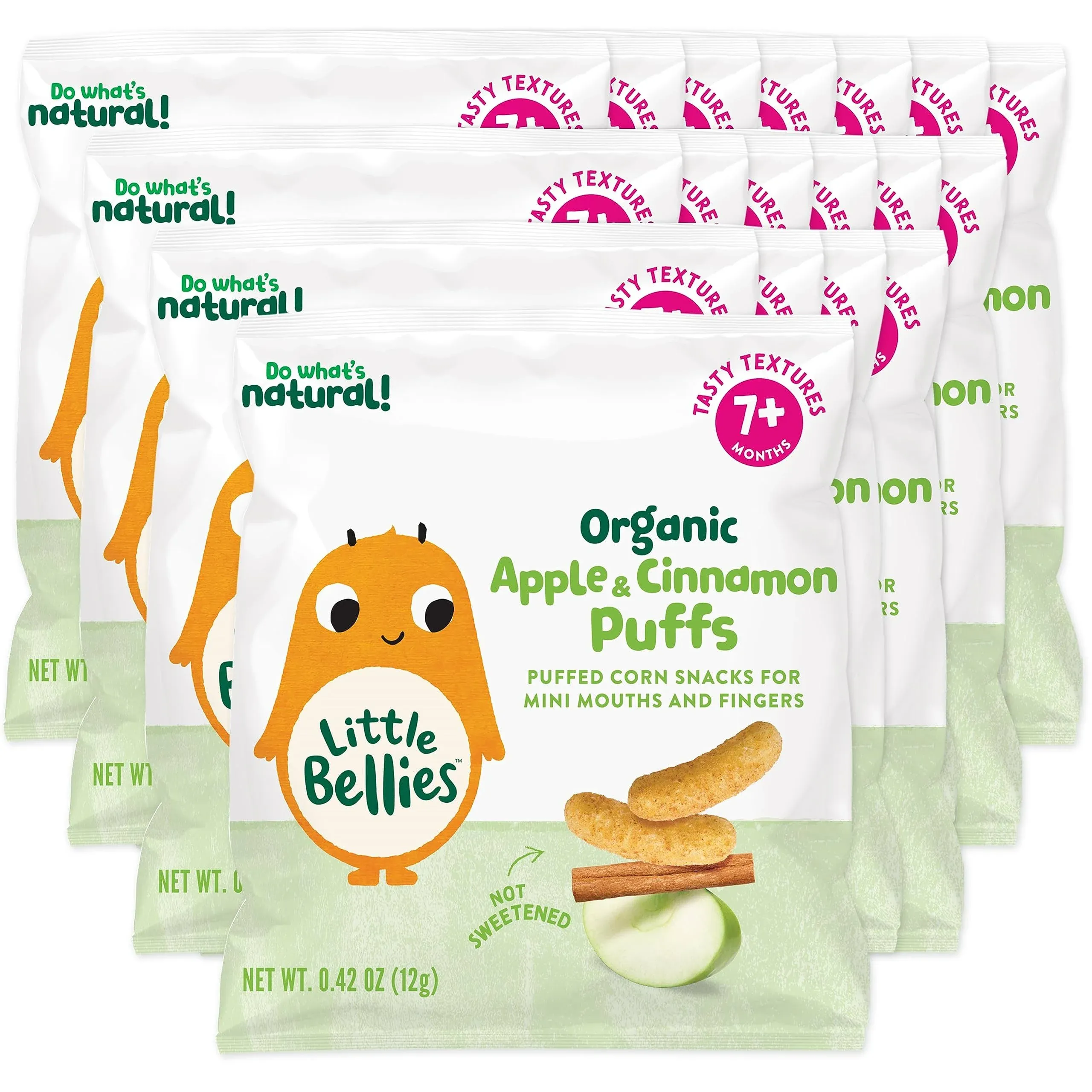 Baby Bellies Organic Apple & Cinnamon Puffs