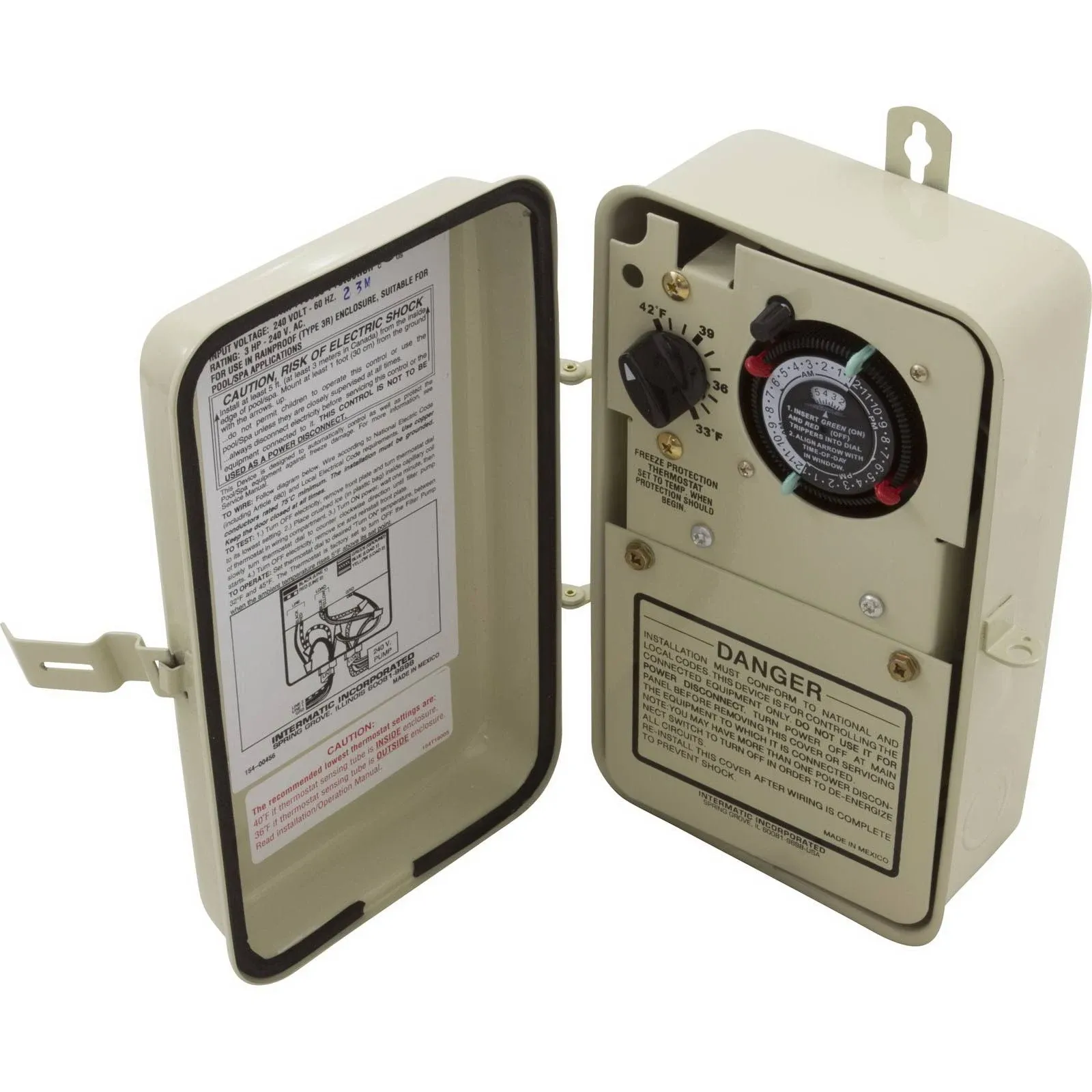 Intermatic PF1102T Freeze Protection Timer with Thermostat