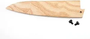 Mercer Culinary Mercer Natural Ash Wood Saya Cover Blade Protector for 8" Chef and 210mm Gyuto Knives M33131, One Size