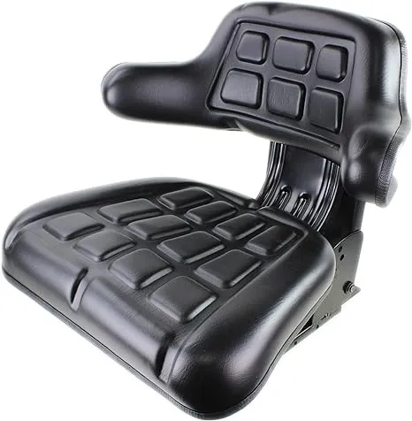 Eparts, Inc. E-W222BL Wrap Around Black Universal Tractor Seat for John Deere, Ford, Massey Ferguson