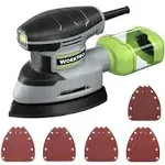 WorkPro 1.6 Amp Detail Sander, 13000 OPM Compact Electric Sander with Dust Collector