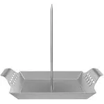 Stainless Steel Vertical Skewer Stand for Roasting Meat Steak, Whole Chicken, Tacos Al Pastor, Shawarma, Kebabs, Removable Grilling Meat Spit