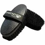 Haas Diamond Gloss Brush - Black Glitter | Equestrian Grooming