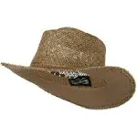 Sea Grass Straw Gambler Hat