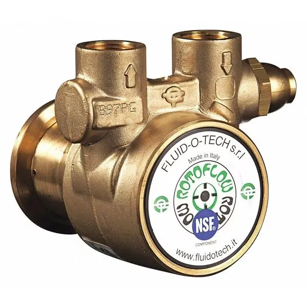 Pump, 3/8" NPTF, 111 Max. GPH, Brass, Bypass