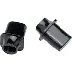 Fender Pure Vintage Telecaster Top-Hat Style Switch Tips - Black 2-pack