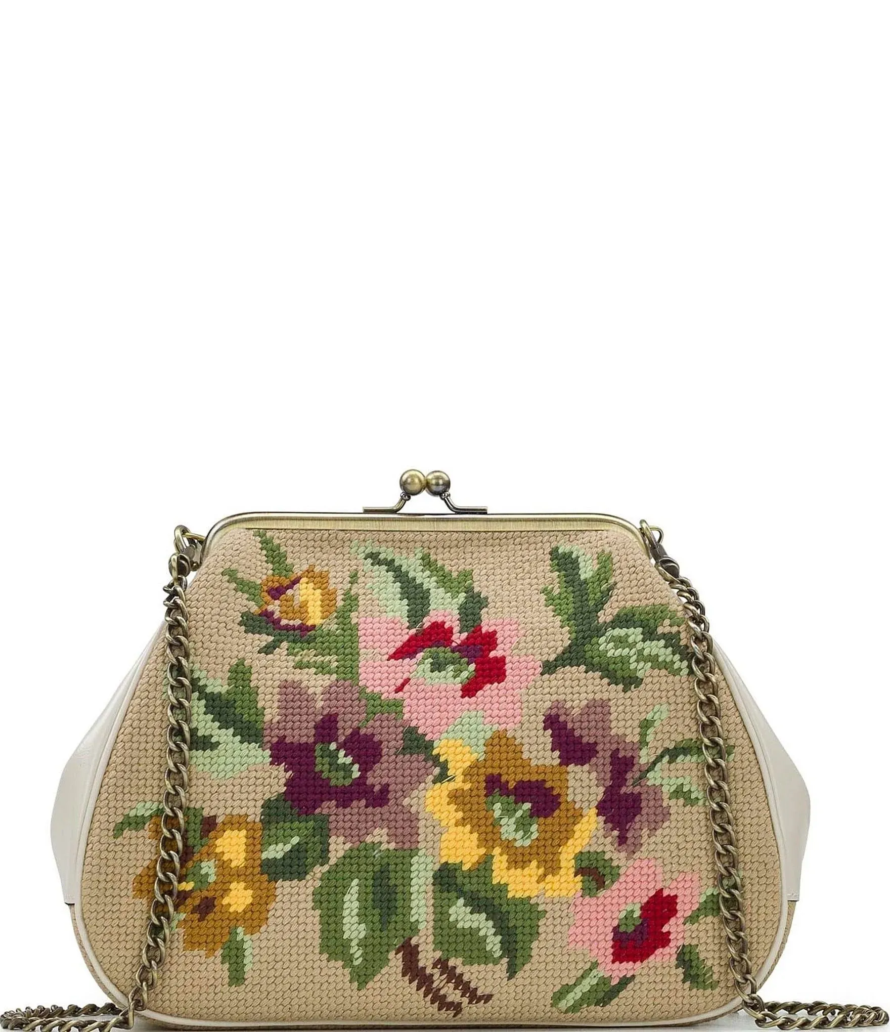 Patricia Nash | Patricia Nash Isorella Frame Bag, Whilte/Multi | Realry