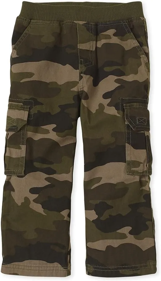The Children's Place Baby Toddler Boys' Pull on Cargo Pants