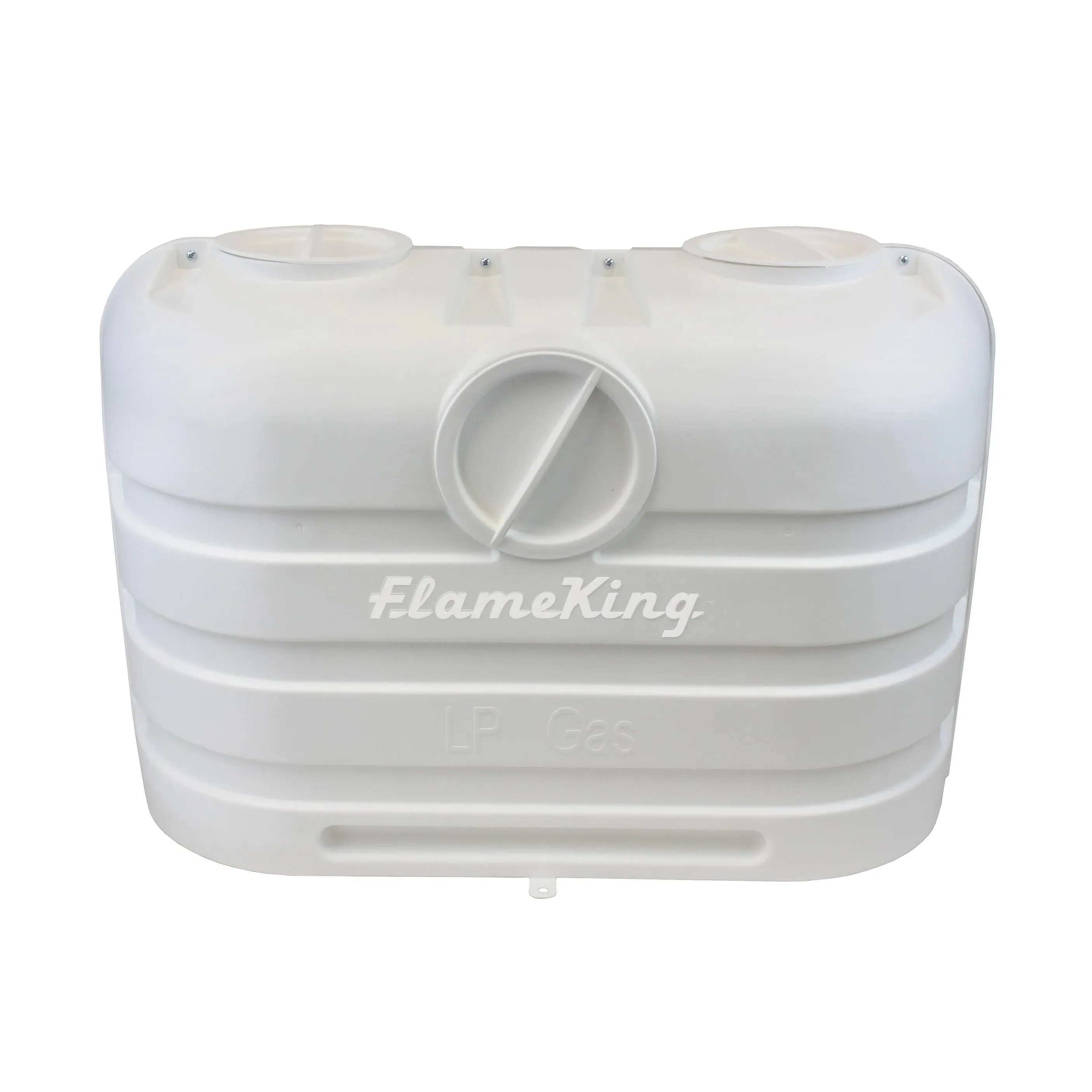 Flame King Dual 20LB LP Propane Tank Light Plastic Heavy Duty Cover for RV