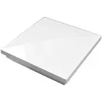 Durables 5" x 5" Sq. External New England Vinyl Post Cap for Vinyl Fence Posts (White)