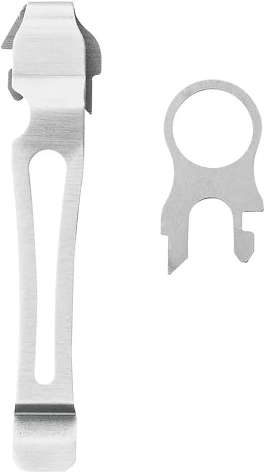 LEATHERMAN, Quick Release Pocket Clip and Lanyard Ring for Charge, Wave & Surge Multi-Tools, Stainless, One Size