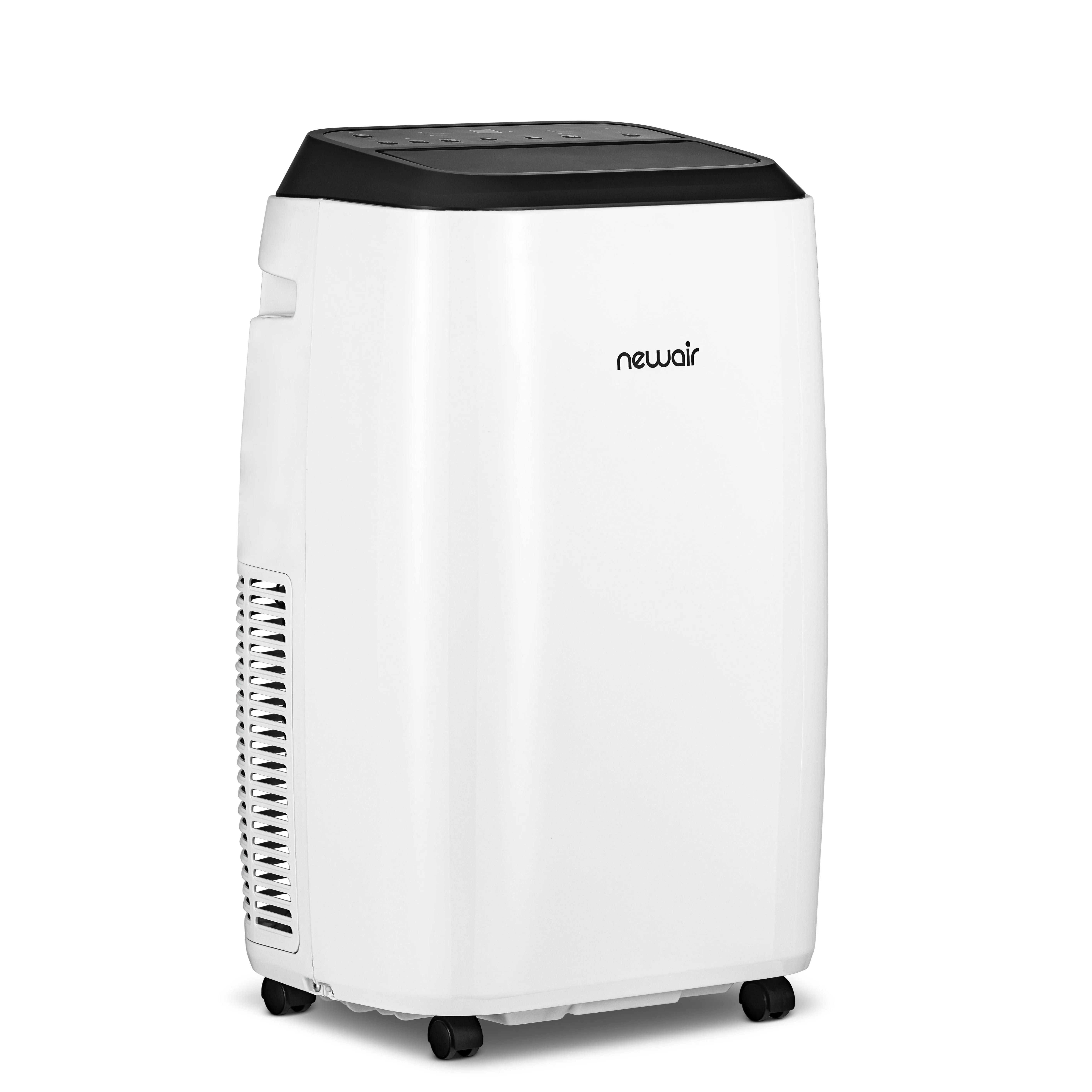 Newair Dual Hose Portable AC | 12,000 BTU | Cools Up To 248 sq. ft | White | Easy Setup Air Conditioner With Window Venting Kit, Self-Evaporative System, Quiet Operation, Dehumidifying, Remote & Timer