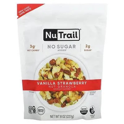 NuTrail Nut Granola, Vanilla Strawberry - 8.0 oz