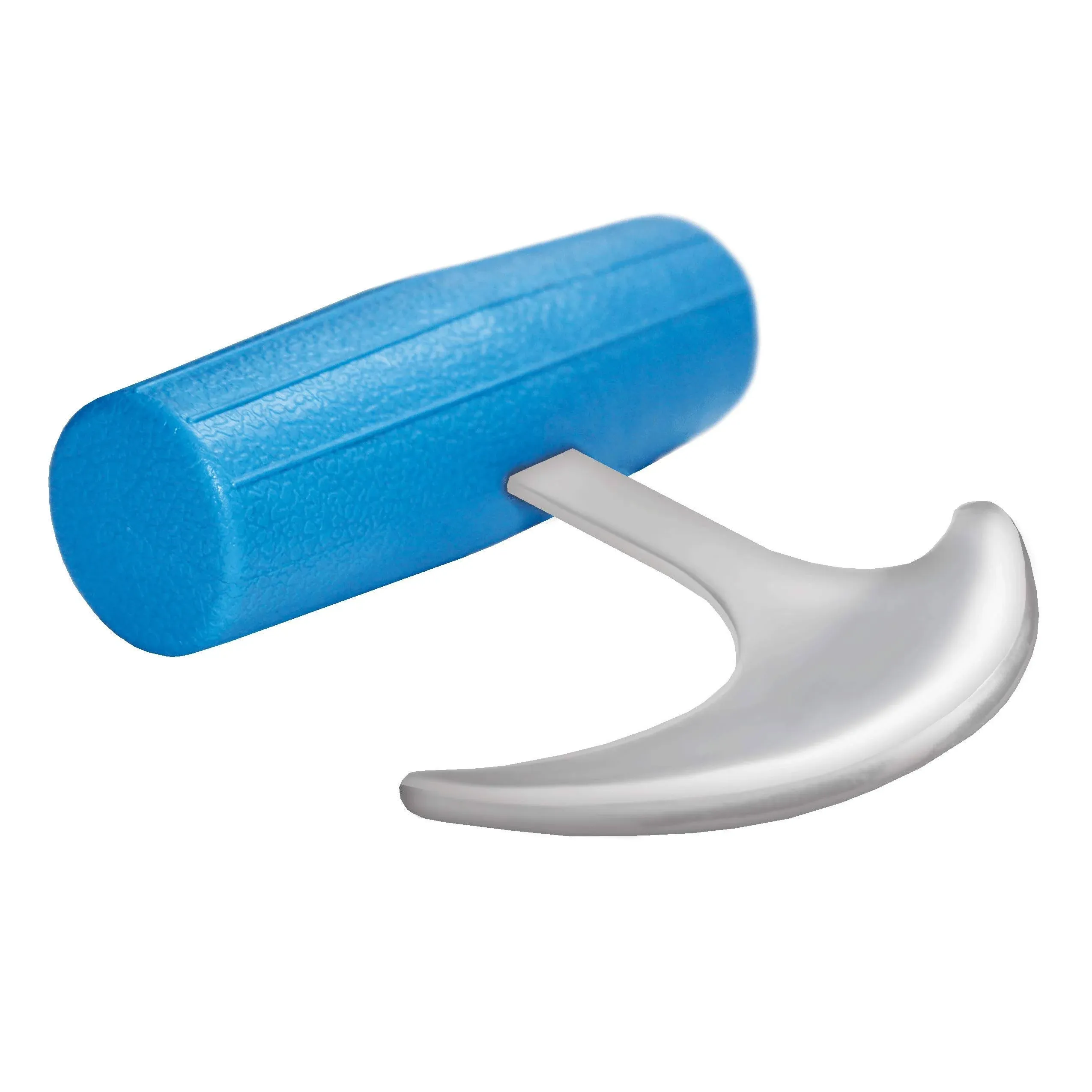 Rehabilitation Advantage T-grip Rocker Utensil With Plastic Blue Handle