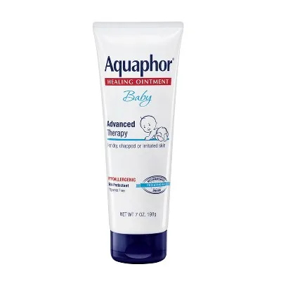 Aquaphor Baby Healing Ointment Advanced Therapy Skin Protectant, 7 Oz Tube