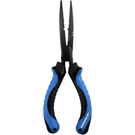 KastKing Intimidator Fishing Pliers, Corrosion Resistant Polymer Coated Fishing Tools, Tungsten Carbide Cutters, Saltwater Resistant Fishing Gear