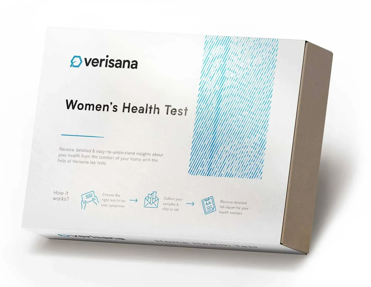 Kidney Function Test – Check Your Kidney Health – at Home Test kit – CLIA Certified Laboratory Analysis – Verisana