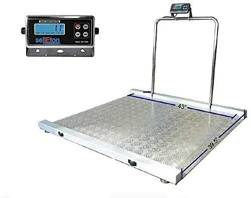 SellEton SL-Wheelchair-1k Aluminum Wheel Chair Drum Scale 1000 lb x .2 lb