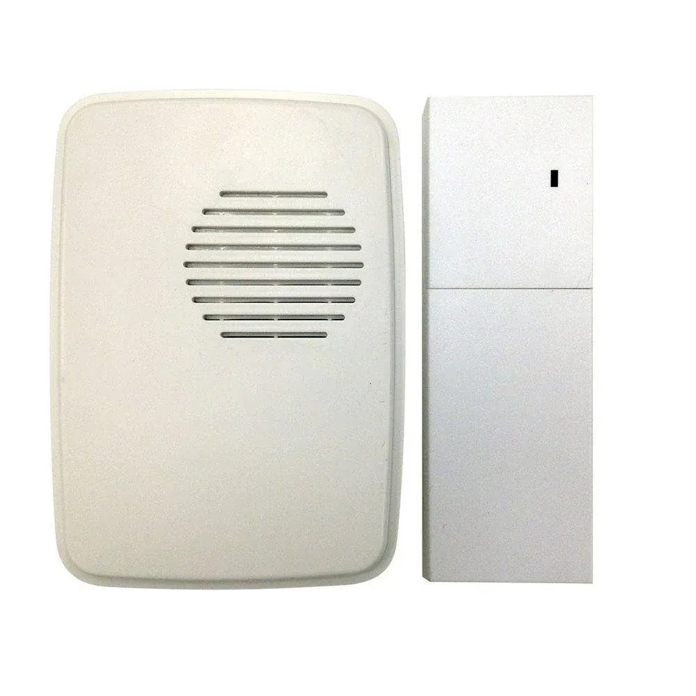 Hampton Bay Wireless Door Bell  White Finish 1006013622