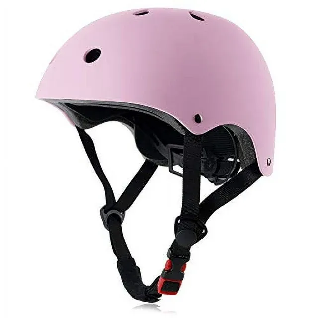 Skateboard Bike Helmet, Lightweight Adjustable, Multi-Sport for Bicycle Skate Scooter, 3 Sizes for Adult Youth & KIds