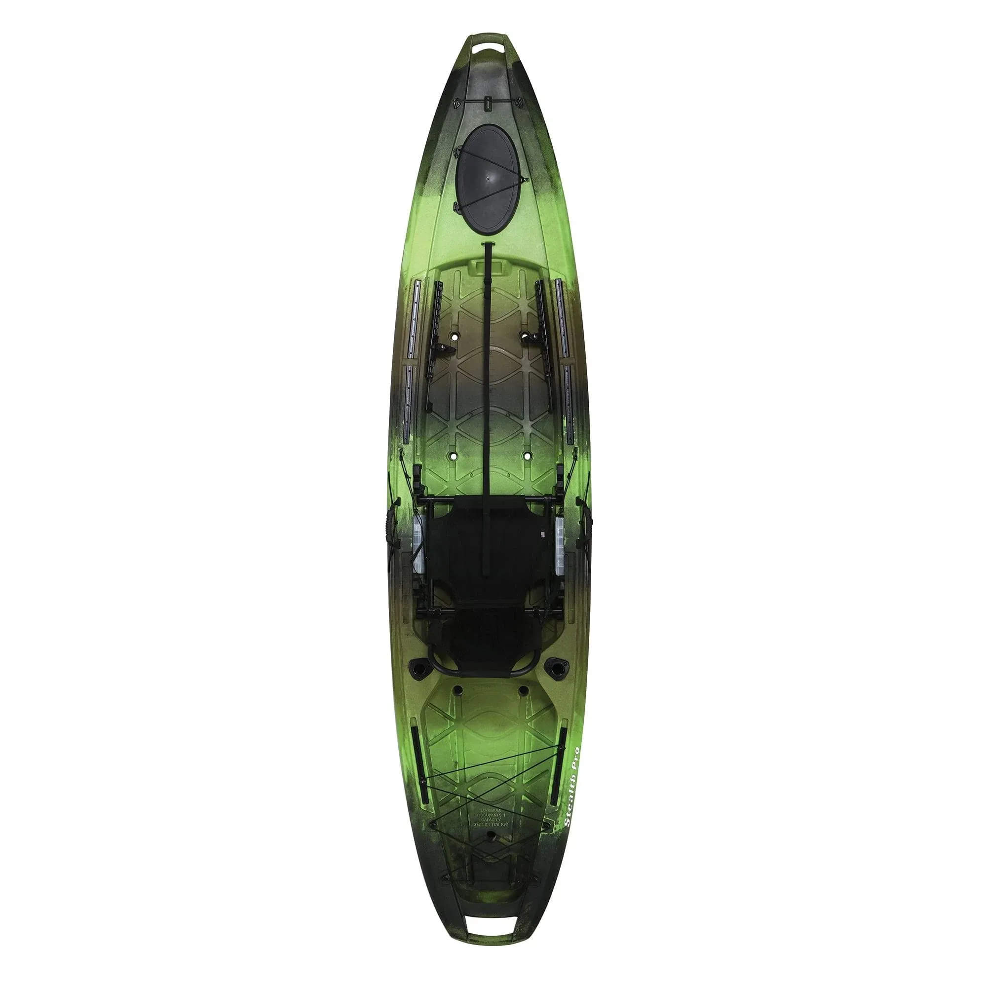 Lifetime Stealth Pro 11&#039;8&#034; Solo Gator Angler Solid Kayak