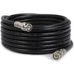 HD SDI Cable - Black Coaxial BNC Male to Male 200ft - 75 Ohm 3Gbps