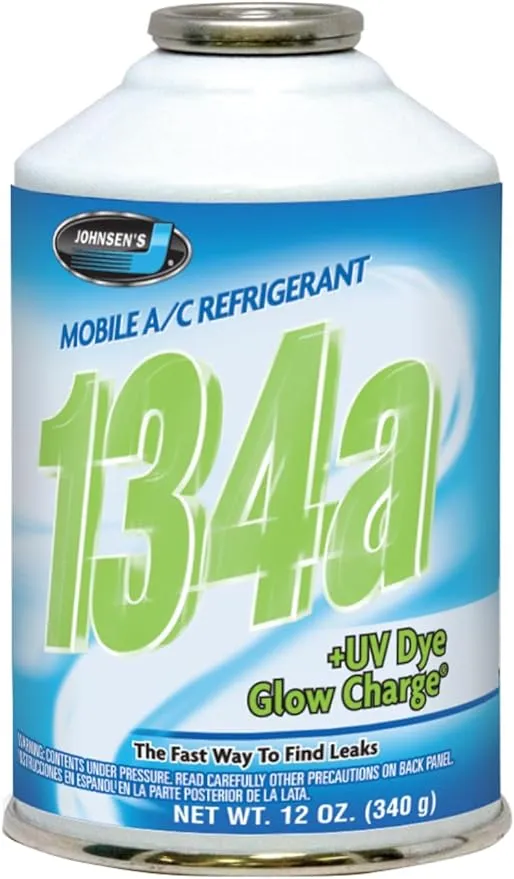 R134a Refrigerant W/UV DYE - 12 oz.