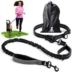 SparklyPets Hands Free Dog Lead for Medium and Large Dogs Professional Dog Running Lead with Reflective Stripes Waist Dog Lead for Walking, Trainin