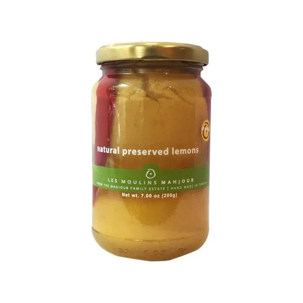 Les Moulins Mahjoub Organic Preserved Lemons - 7 oz jar