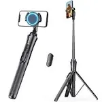 62&#039;&#039; Magstick Selfie Stick Tripod, All-in-One Phone Tripod with Magnetic Phon...