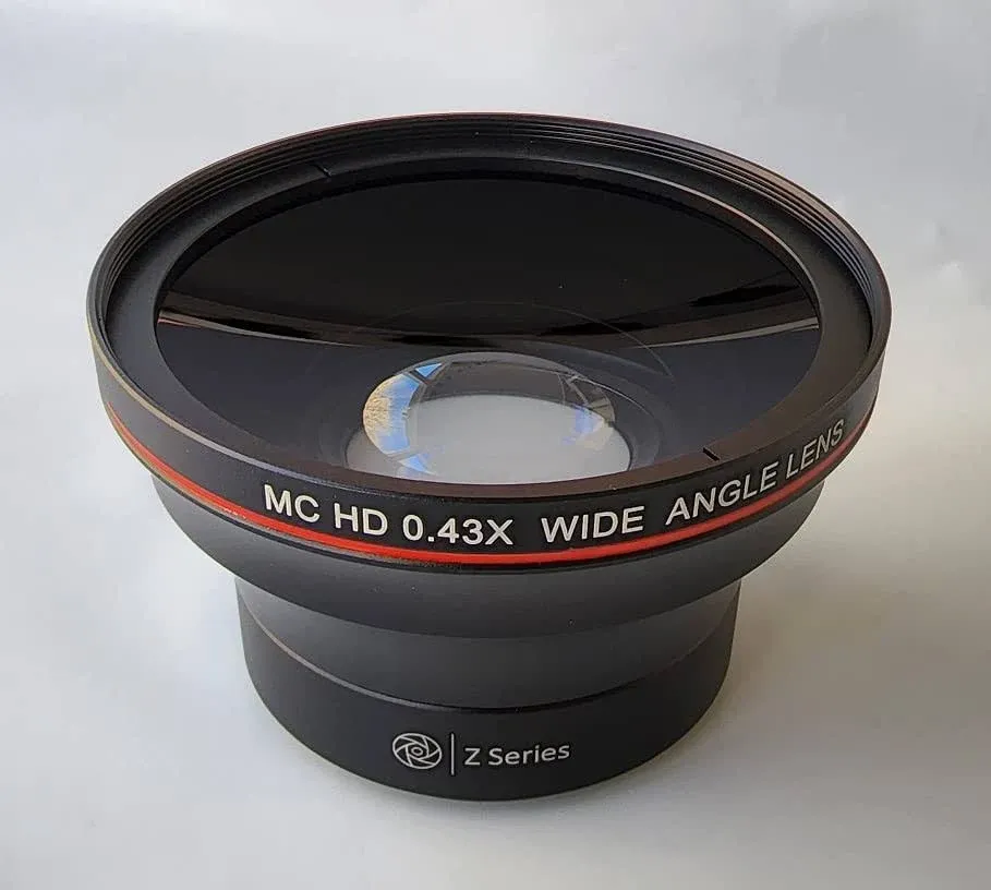 Super HD 0.17x Fisheye Lens for Panasonic Hc-wx970 Hc-vx870 Hc-v770 HC-WX970M, White