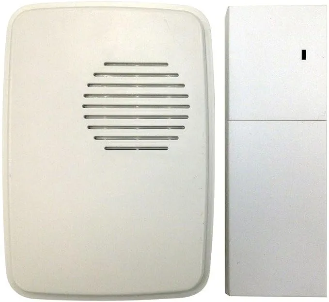 Hampton Bay Wireless Door Bell  White Finish 1006013622